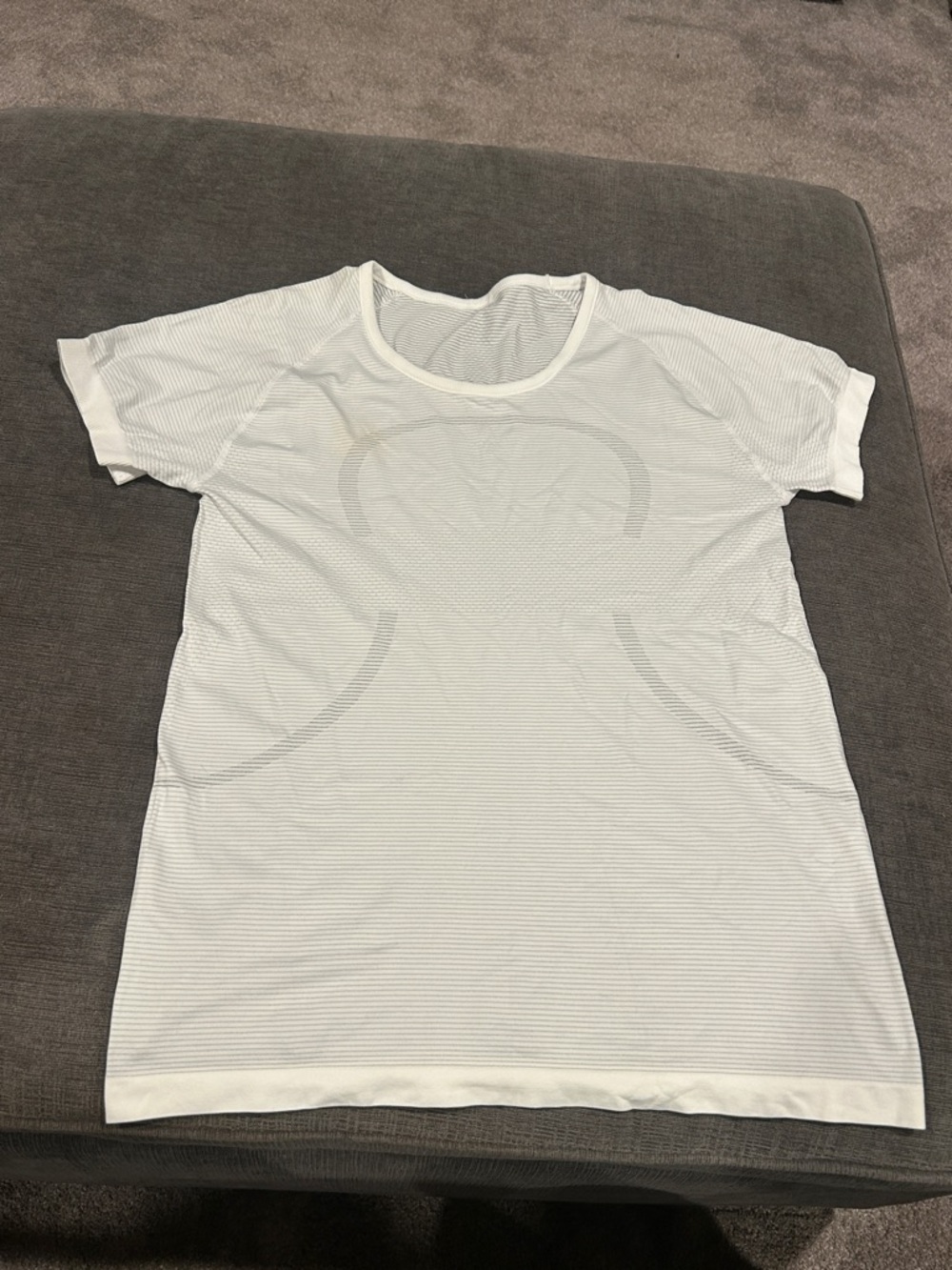 Lululemon White Swiftly short sleeve top size 10